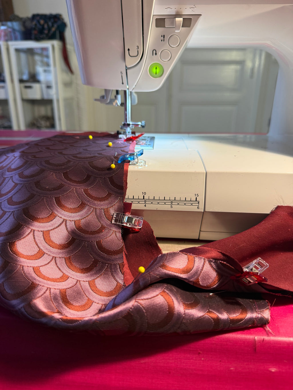 Foulard jacquard long