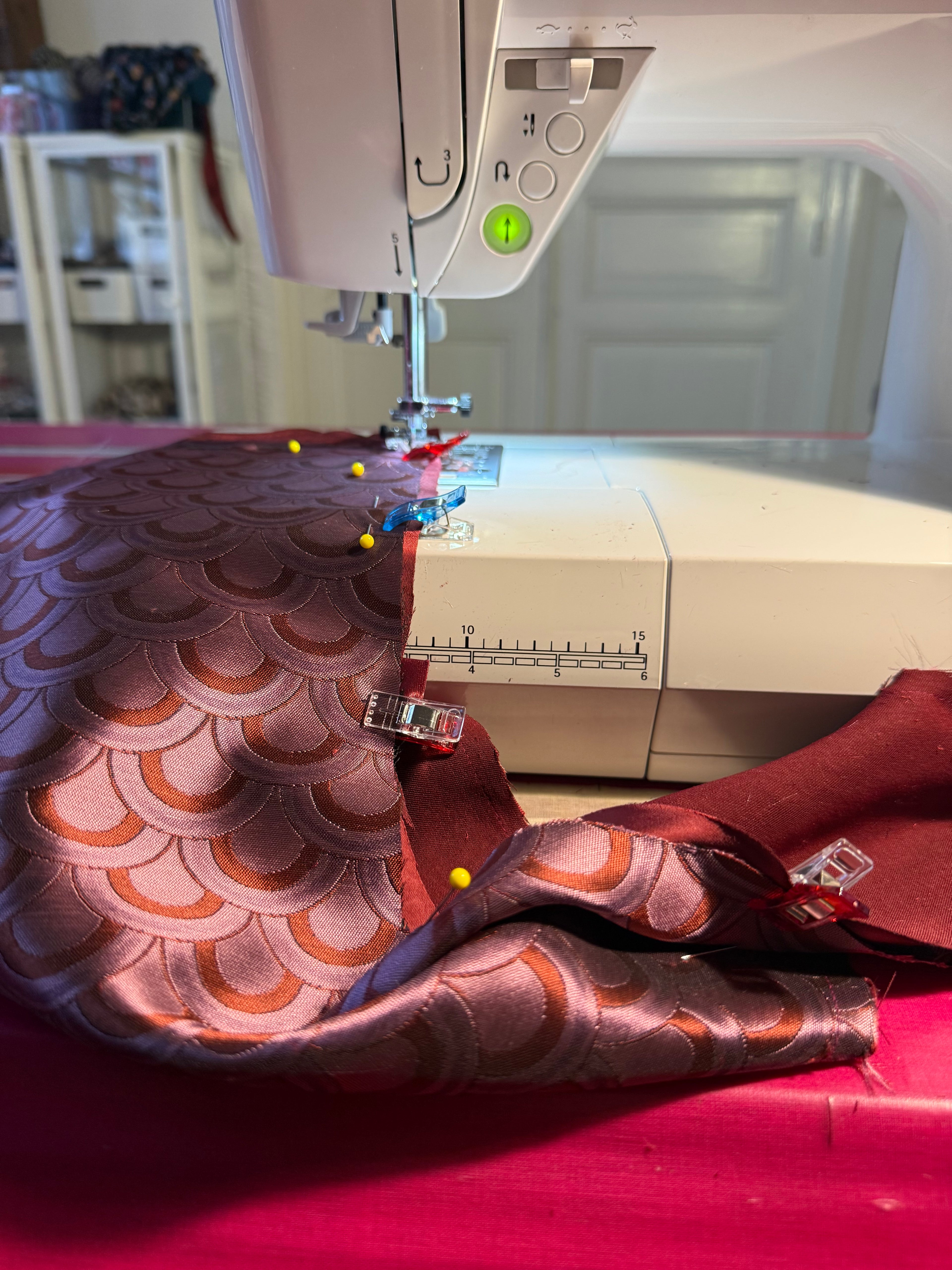 Foulard jacquard long