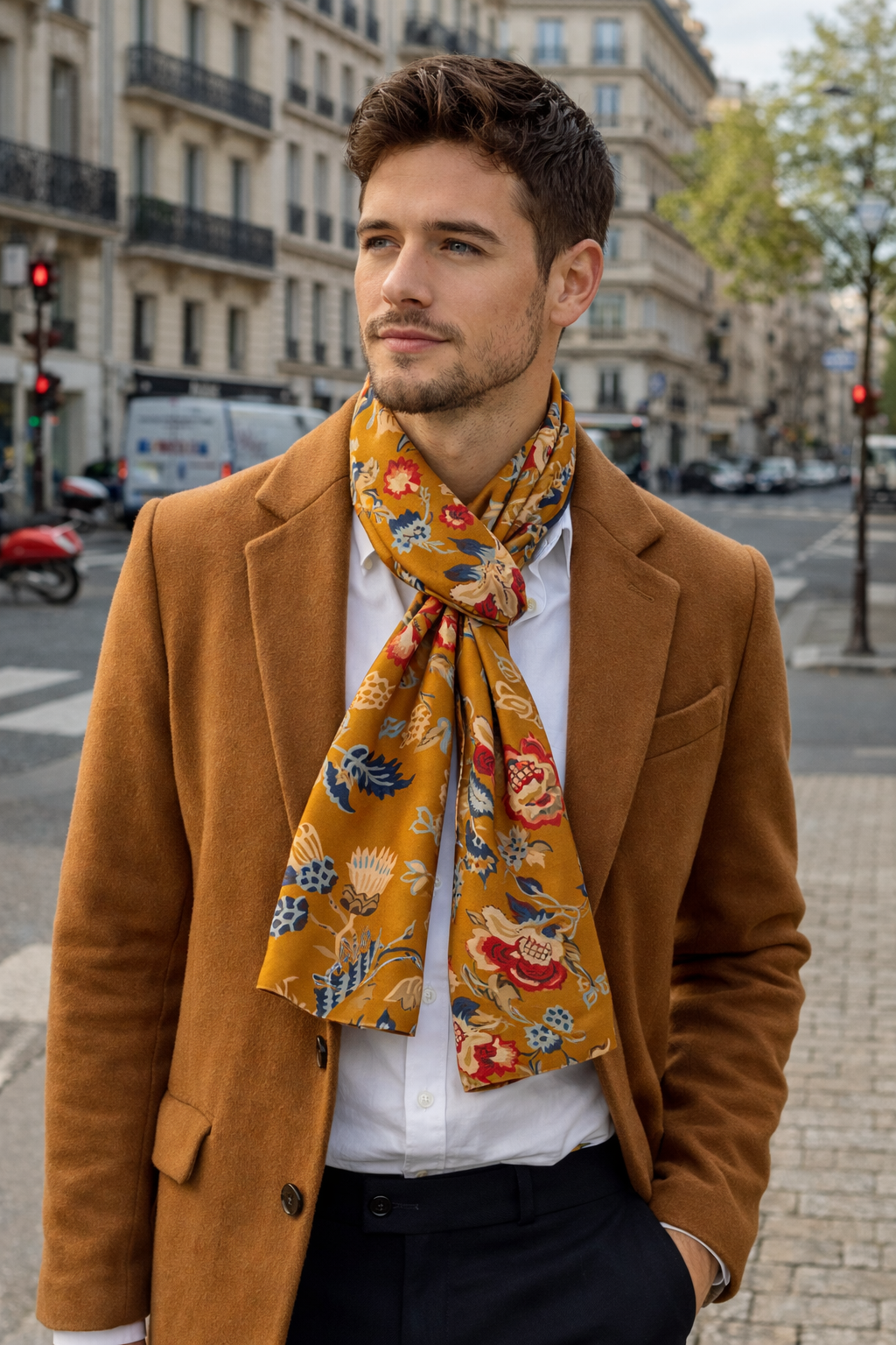 Foulard vieil or