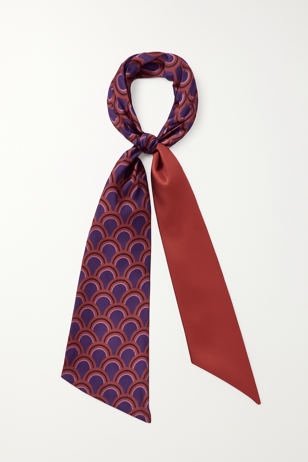 Foulard jacquard long