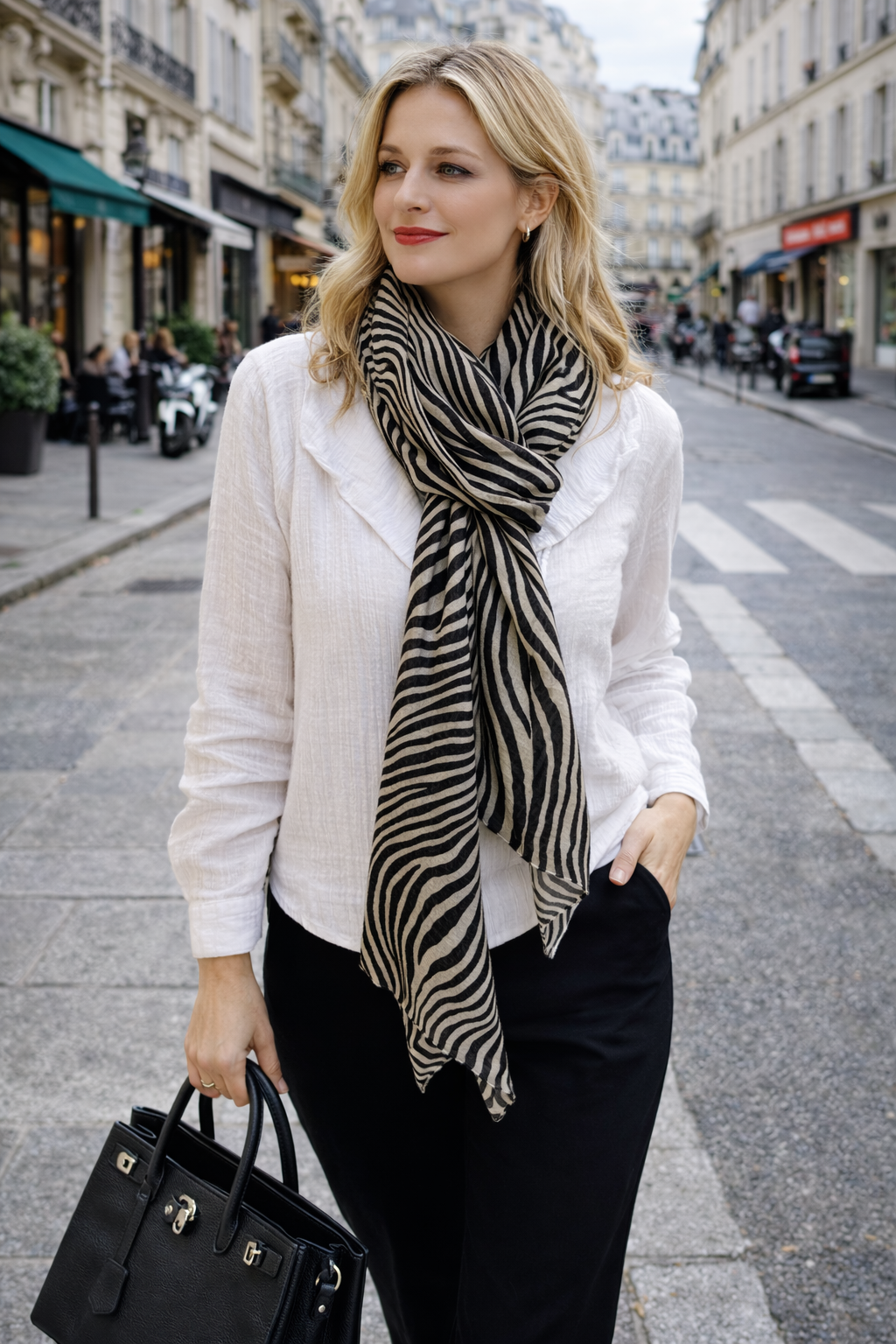 Foulard zèbre