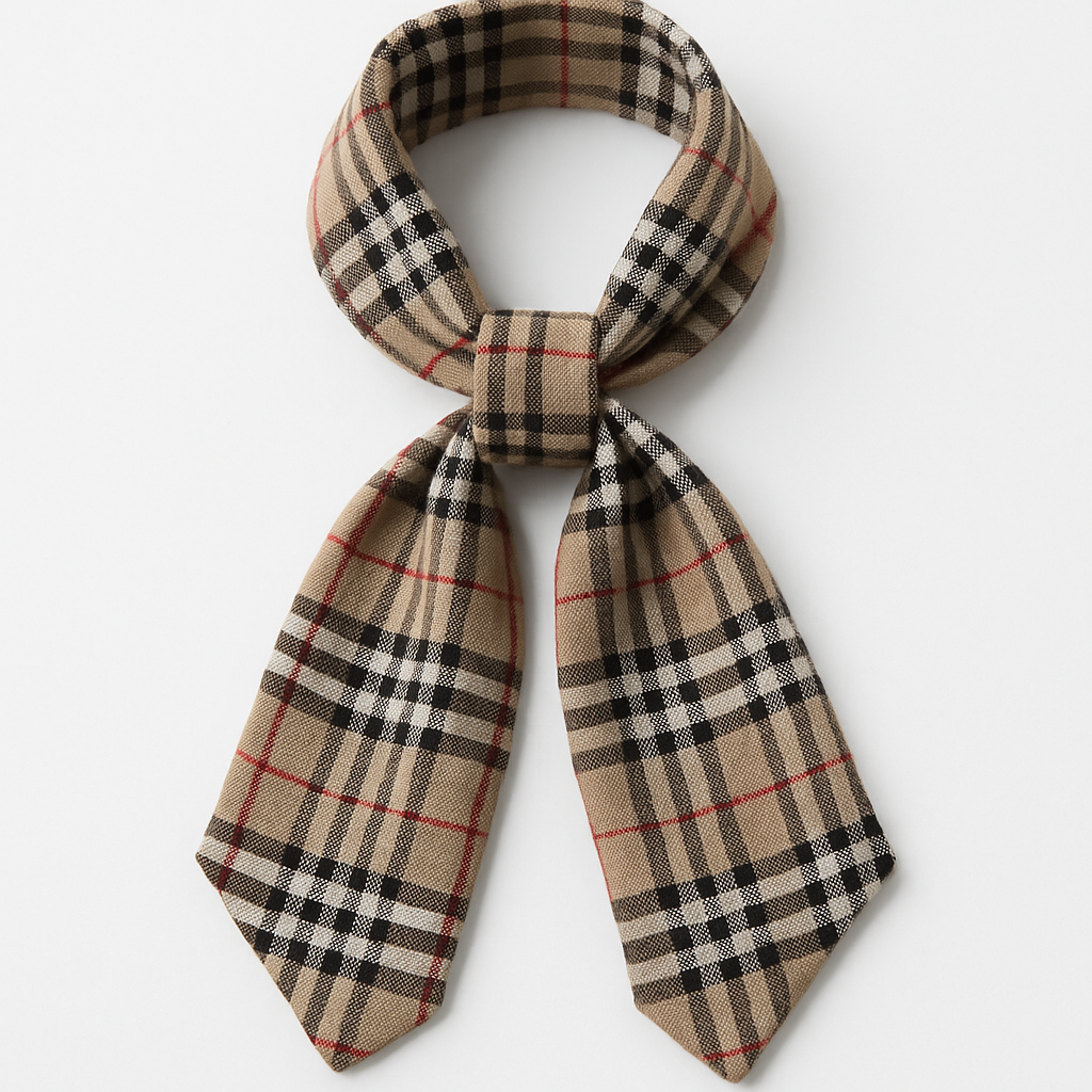 Foulard MOR _  Tartan Burby beige _ CYU