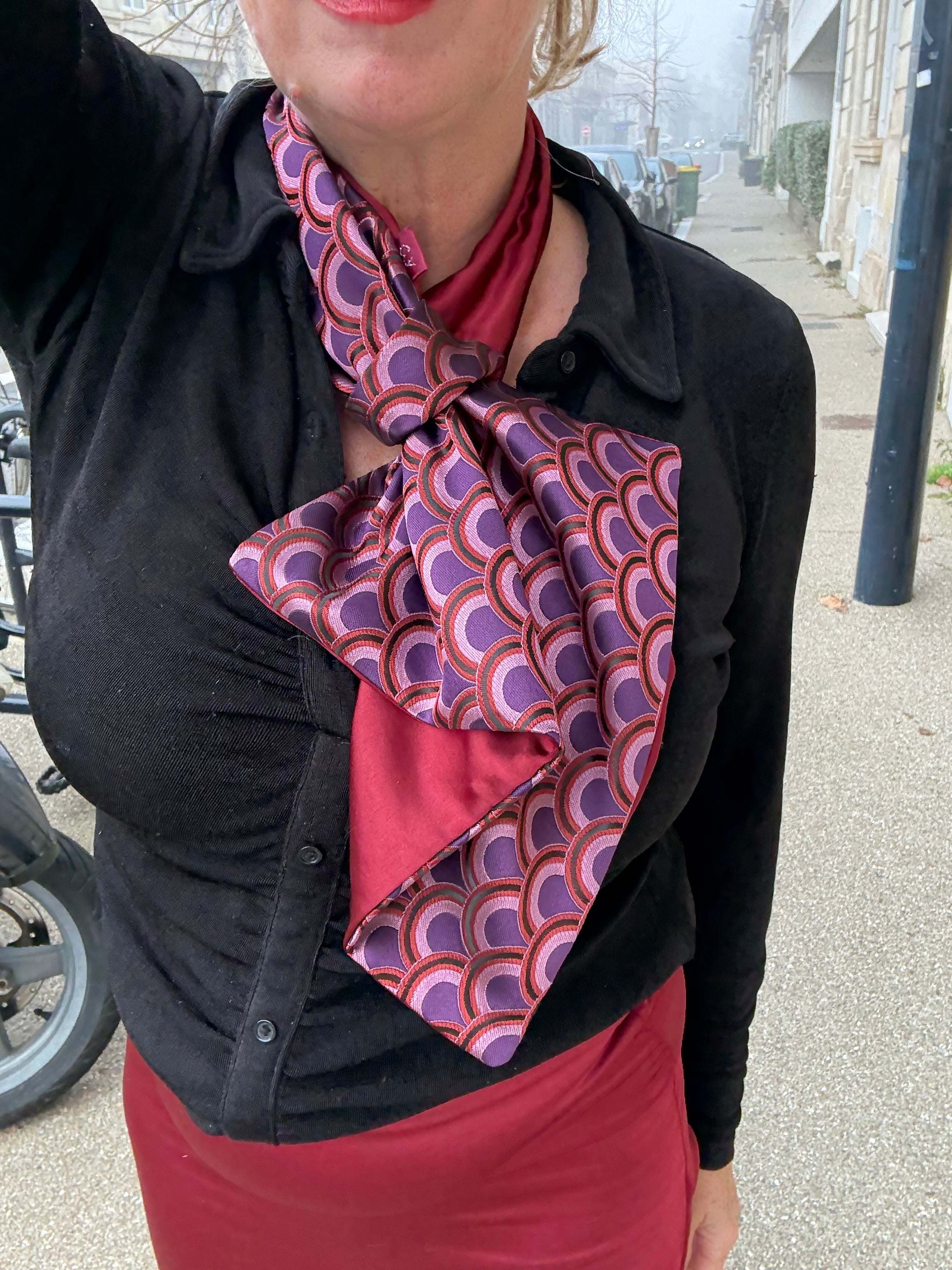 Foulard jacquard