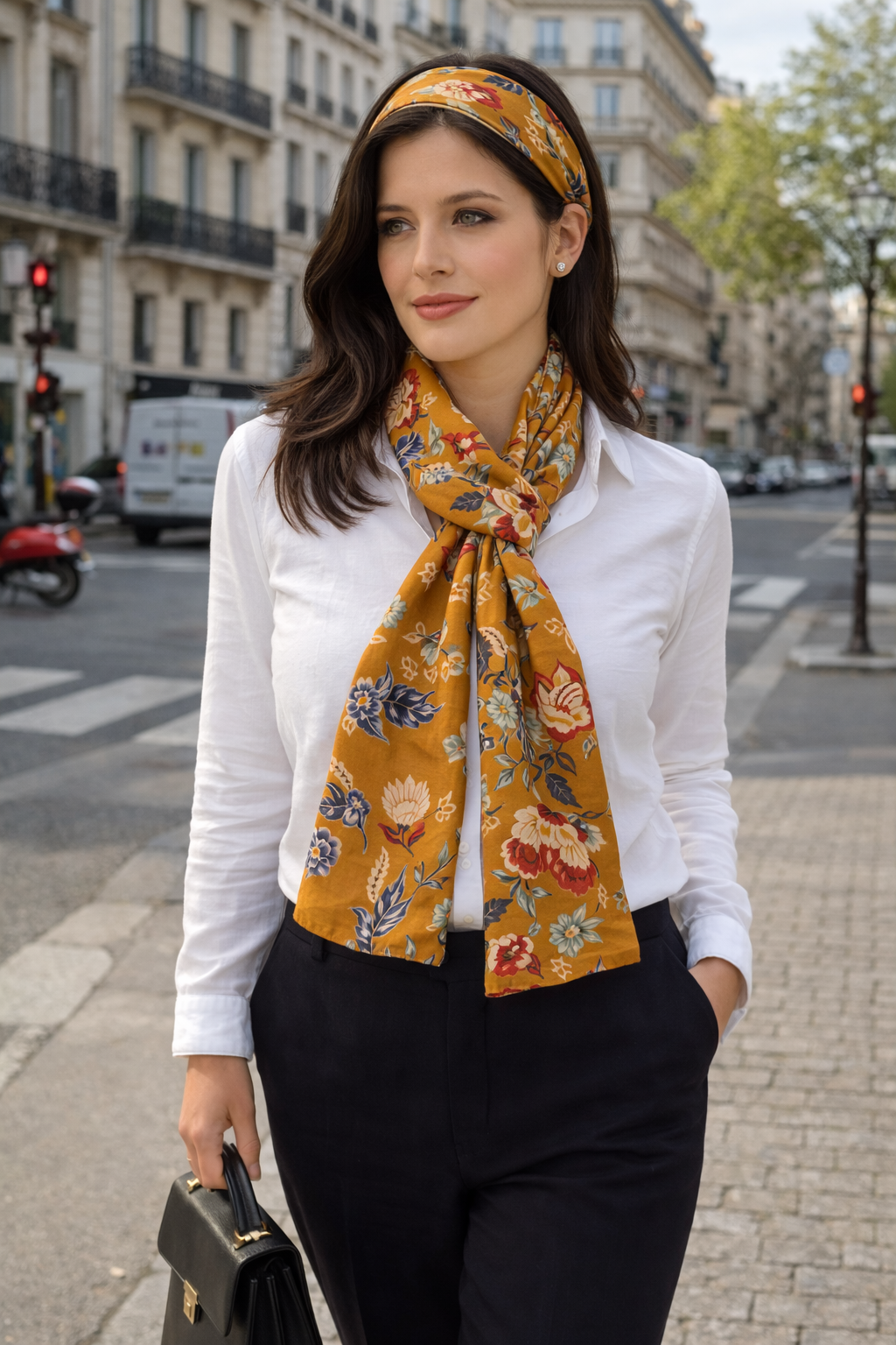 Foulard vieil or