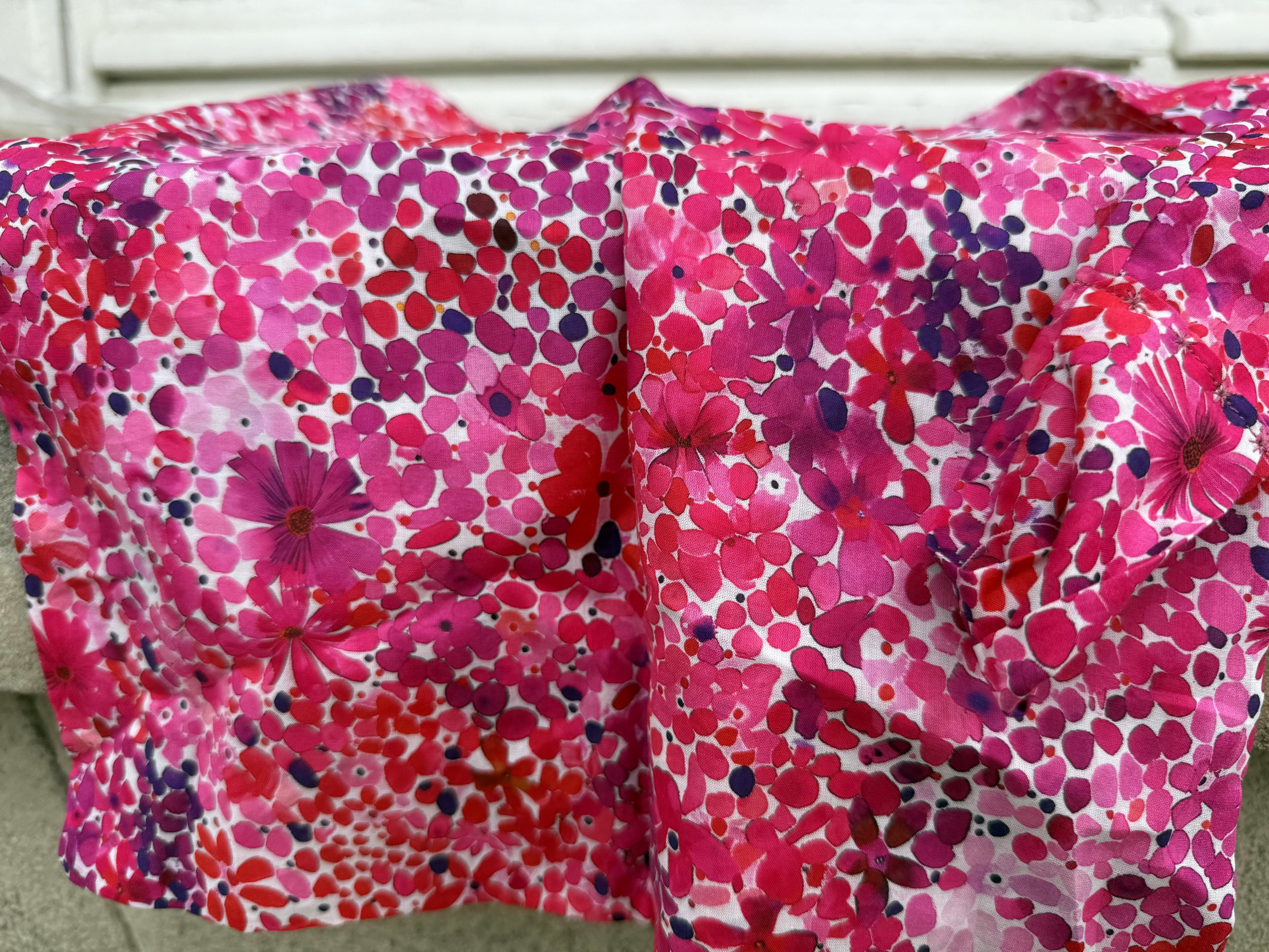 Foulard CYU Rose léger et lumineux