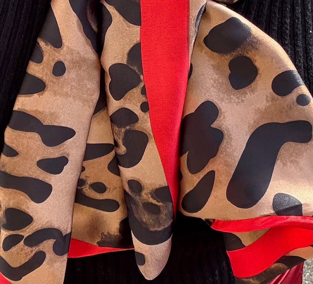 Foulard YAO YAI léopard